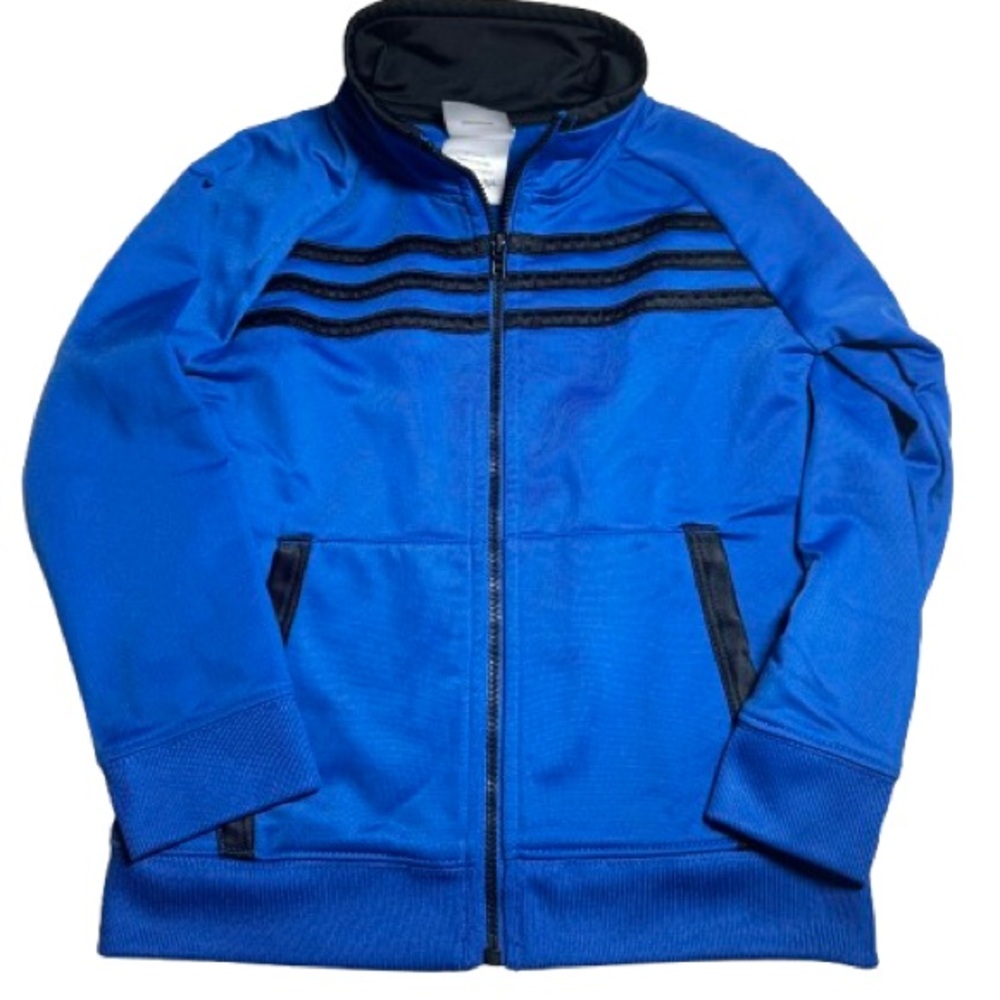 6/$20 Adidas Kids Blue and Black Track Jacket size 3T